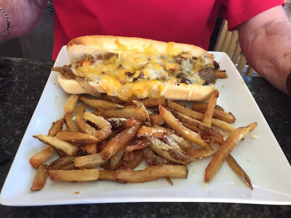 Philly Cheesesteak with Truffle Fries